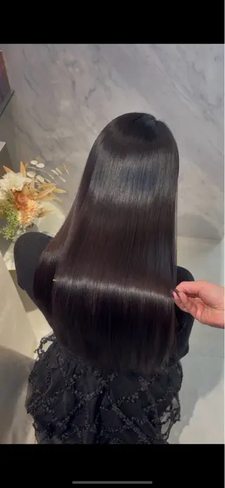 ロング 今話題の艶髪矯正 美艶カラー/FUKAのヘアスタイル