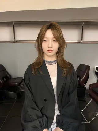 ミディアム 渋谷ショート、パーマ 美容師vain はるのヘアスタイル