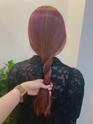 セミロング minatsu 東京の技術を京都でのヘアスタイル