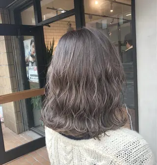 ミディアム カラー lafithhair ruu.南本庄のヘアスタイル