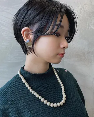 ショート カラー 🉐レイヤー/塩見 弘樹🉐渋谷のヘアスタイル