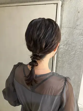ミディアム ヘアアレンジ 清村 和音のヘアスタイル