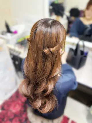 ヘアアレンジ 🐗hair set AIRI🫧🫧のヘアスタイル