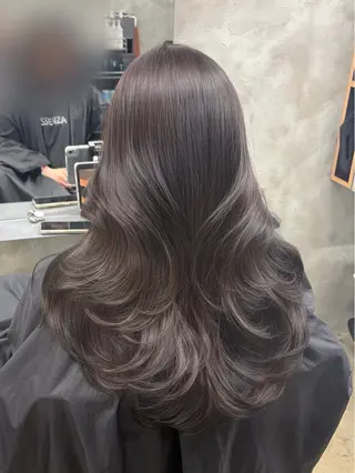 ロング 古賀/レイヤーカット /レイヤーボブのヘアスタイル