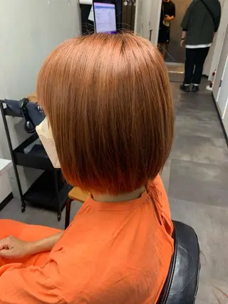 ショート カラー megu 髪質改善TaLeのヘアスタイル