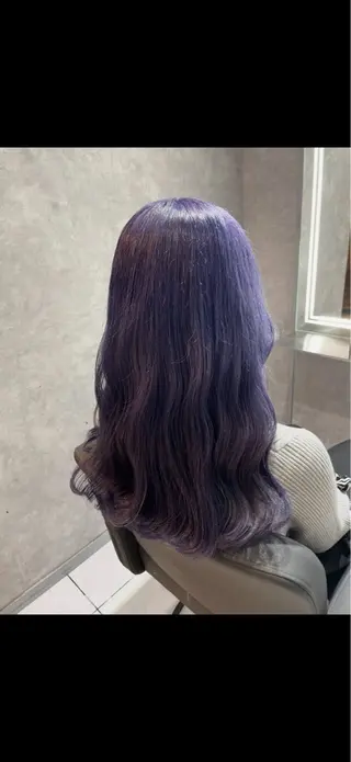 ロング カラーモデル募集 モユのヘアスタイル
