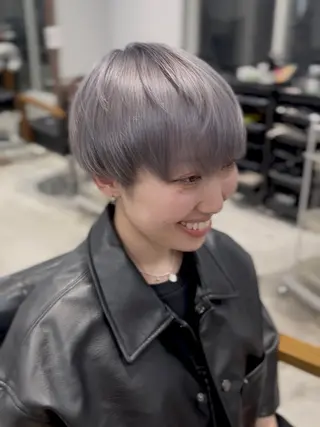 ショート カラー 髙木 利央のヘアスタイル