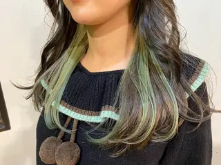 セミロング カラー 🌈デザインヘア職人 Kaede🌈のヘアスタイル
