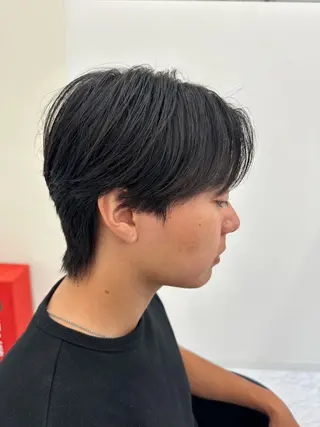パーマ メンズ 岡部 琉斗のヘアスタイル