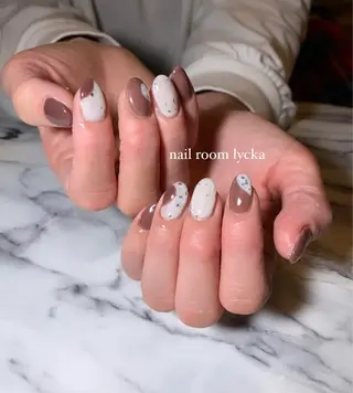 ネイル ネイルルームリッカ 𝐦𝐚𝐲𝐮のネイルデザイン
