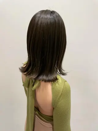 ミディアム カラー 狩野 羅夢のヘアスタイル