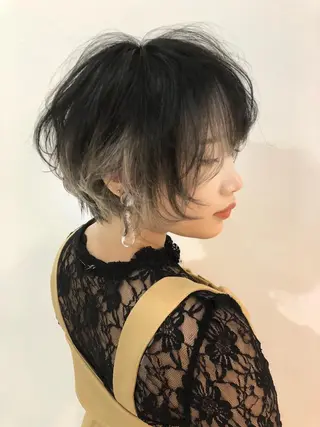 ショート カラー sato yoのヘアスタイル