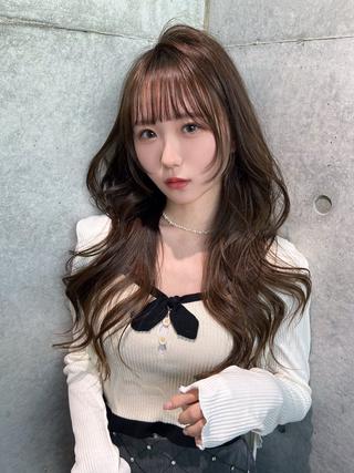 ロング 福岡縮毛矯正✨️ ストレート 向井和輝のヘアスタイル