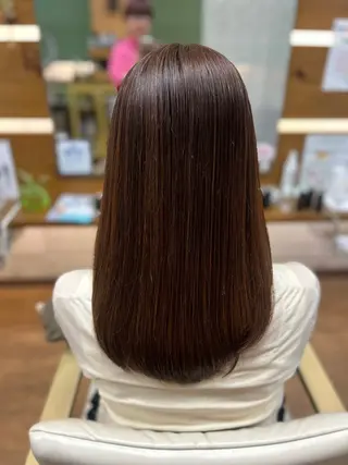 ロング 神谷 千明のヘアスタイル