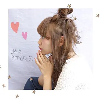 ヘアアレンジ 市川 千夏のヘアスタイル