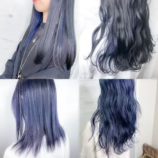セミロング カラー BOX mico.のヘアスタイル