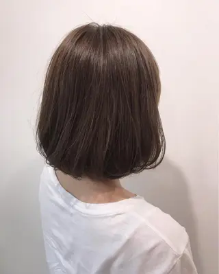 ショート カラー レイヤー/大人ボブ| ワタナベ リョウカのヘアスタイル