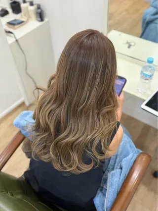 ロング 💎ReFaで作る 髪質改善💎のヘアスタイル