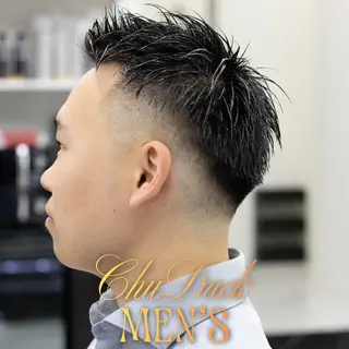 ショート メンズ フェード×メンズ カット｜SHOTAのヘアスタイル