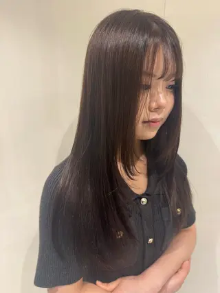 ロング 佐々木 悠安のヘアスタイル