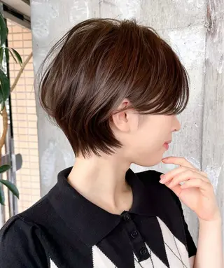 ショート パーマ 坂本 かやのヘアスタイル