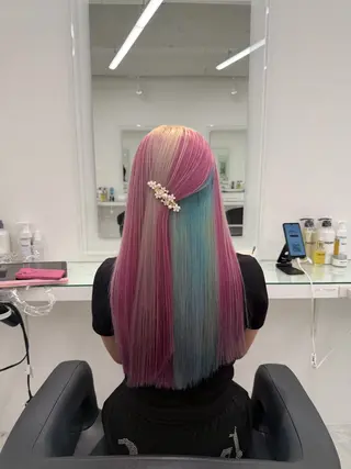 ロング カラー ❄最強かわいいカラー ❄️MINA❄️のヘアスタイル