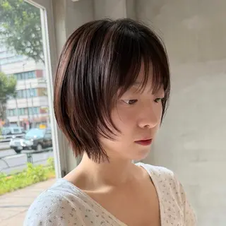 ショート カラー 360°キレイなボブ /ミヤノのヘアスタイル