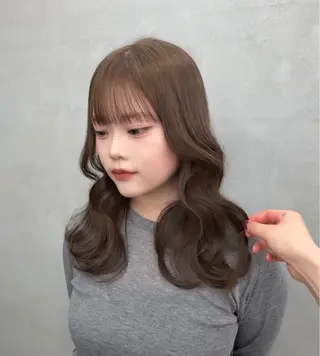 ミディアム カラー ハイトーン/ブリーチ /カラー🤍すずかのヘアスタイル