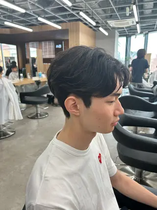 ショート パーマ メンズ 🐺森 雄飛/メンズ 韓国ヘアのヘアスタイル