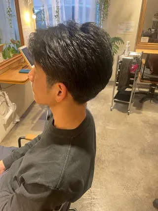 メンズ salo 田中 秀明のヘアスタイル