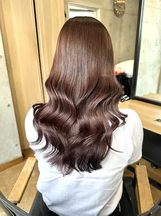 ロング カラー DAIKIベージュ 🍂レイヤーカットのヘアスタイル