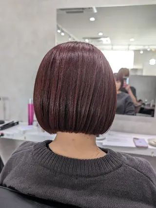 ショート カラー 髪質改善/ 上村旺武のヘアスタイル