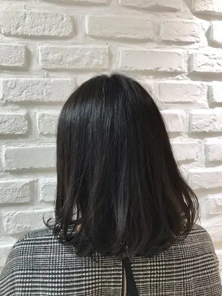 ミディアム カラー 【暖色カラー特化】 中山由梨のヘアスタイル