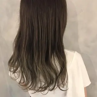 ロング カラー ハイトーン/小顔 カット/Ayumuのヘアスタイル