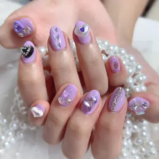 ネイル M🌷nail 長さだし専門店のネイルデザイン