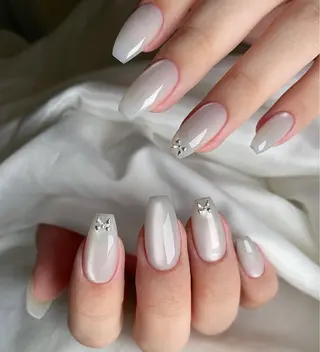 ネイル 🎀PG🩵 ネイルサロンのネイルデザイン