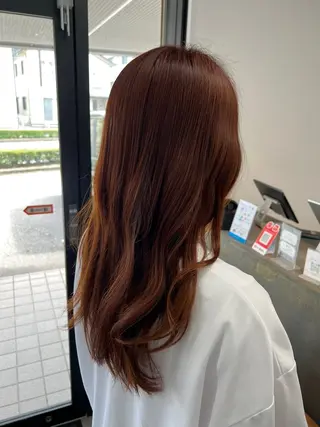 ロング 前 侃太のヘアスタイル