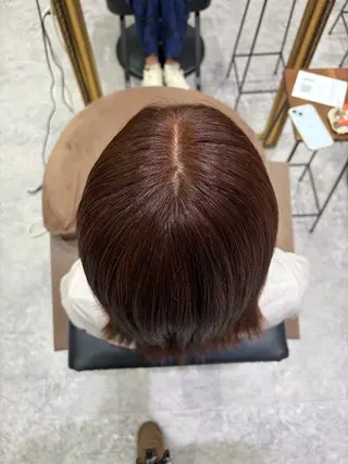 ミディアム 透明感イルミナカラー /寒色/MOMOKAのヘアスタイル