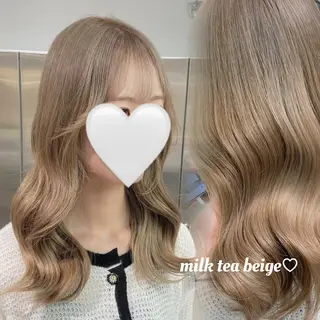 カラー ユナ hearts.店長のヘアスタイル