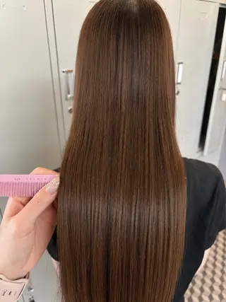 ロング 長代 結日香のヘアスタイル