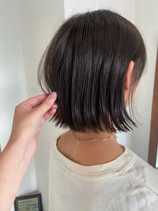 ミディアム まつ あみのヘアスタイル