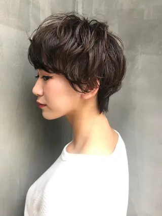 ショート 七尾 彰観のヘアスタイル