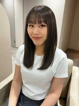 セミロング lane HAIR 【大阪京橋】KISAのヘアスタイル