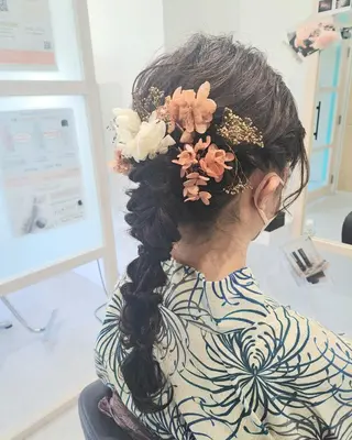 ヘアアレンジ MEGU🌺髪質改善 サロン【HACO】のヘアスタイル