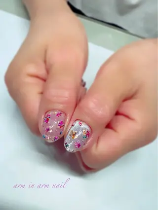 ネイル arm in arm ︎✿Yamamotoのマツエク・マツパデザイン