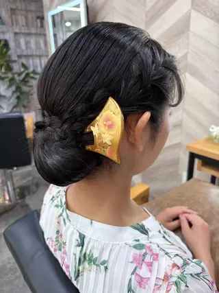 ロング ヘアアレンジ SHANTi 飯塚 ヘアセット/髪質改善のヘアスタイル