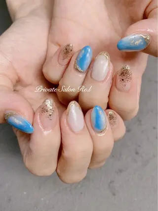 ネイル モチの良さ◉ フィルインネイル♡のネイルデザイン