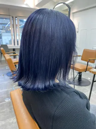 ロング カラー パーマ ヘアアレンジ メンズ アイブロウ MOE /Zina横浜2ndのヘアスタイル