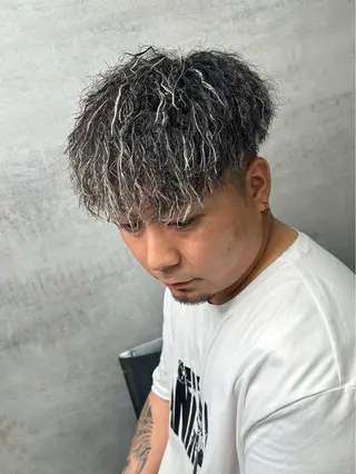 パーマ メンズ 静岡 / 毛流れ特化 /下居真大のヘアスタイル