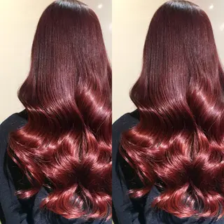 ロング カラー ヘアアレンジ 柔らか垢抜けｶﾗｰと ｶｯﾄ🫧ASUKAのヘアスタイル
